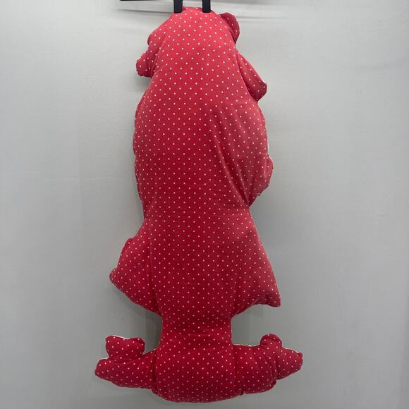 Whimsical Girl Pillow with Basket - Blue and Yellow - Picture 5 of 8